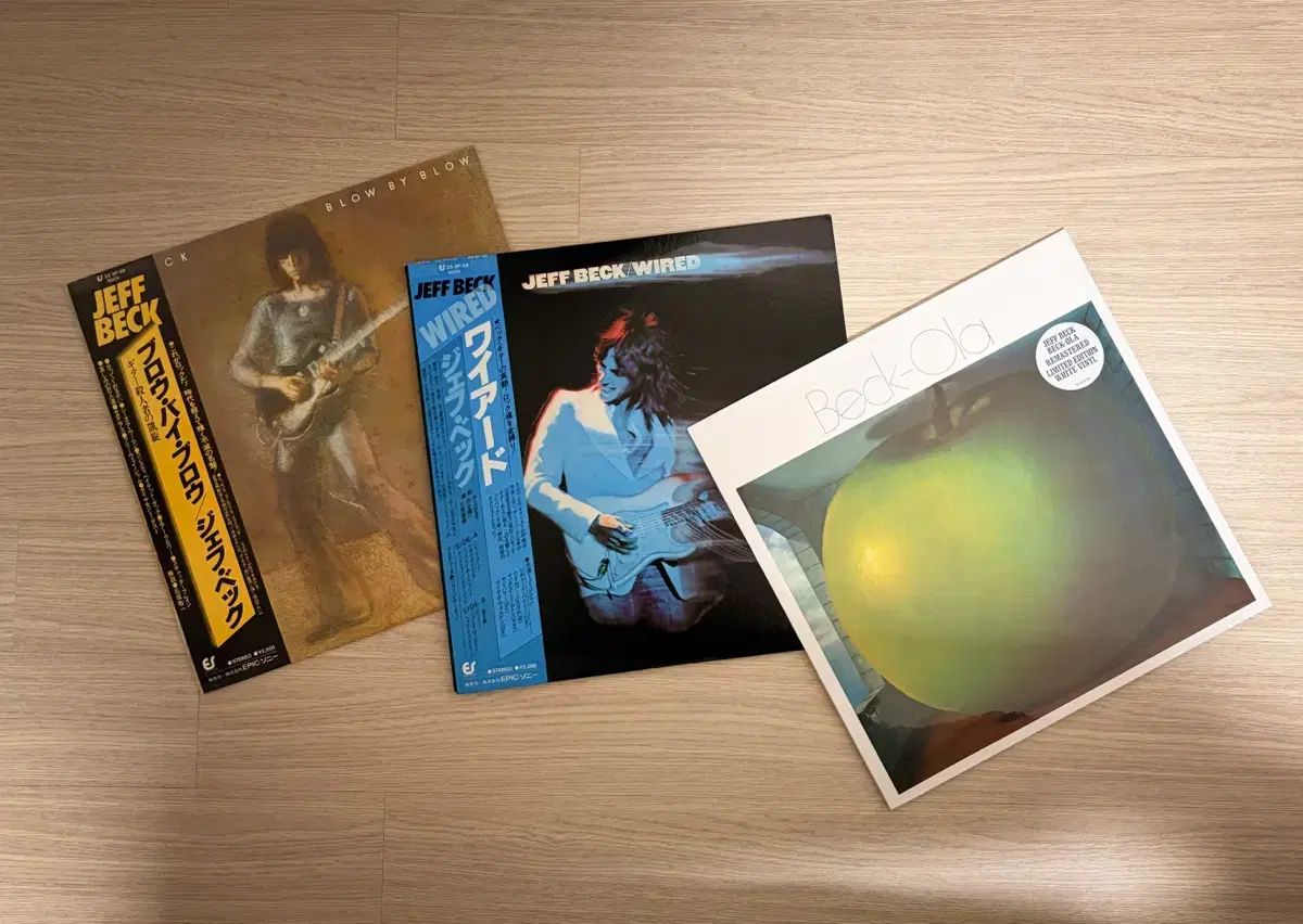 ジェフベック LP 記録 アルバム 3 腸 日本版 2 未開封 1 Jeff Beck