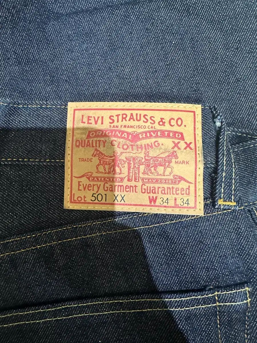 リーバイス 55501 リジット 34X34 出品