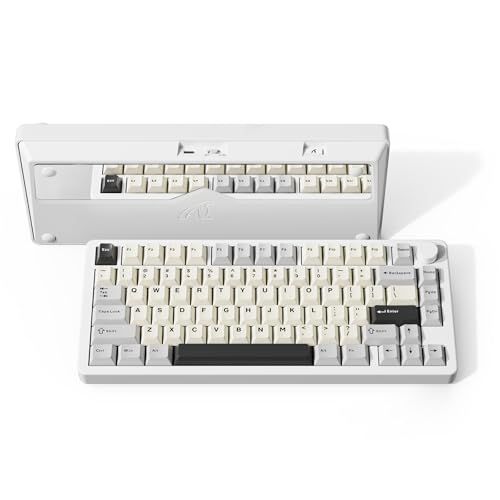 【新品】ATTACK SHARK x MAMBASNAKE X86ゲーミングキーボー、CNCフルアルミ、多機能便利ノブ、ワイヤレス、メカニカル 、Bluetooth/2.4Ghz/有線、ホットスワップ、ガスケット、RGBライト可能、QWERT 1bde586c