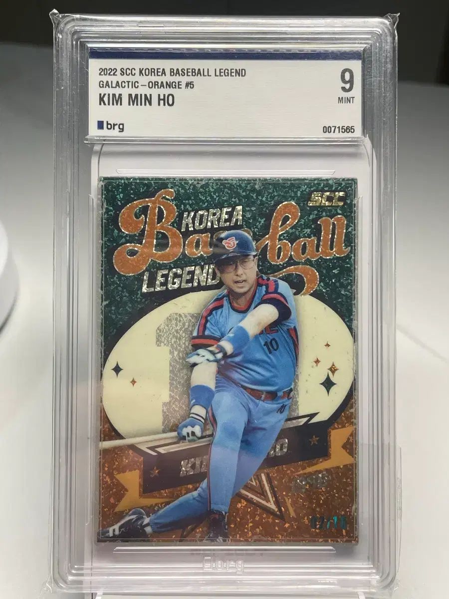 2022 SCC キム・ミンホ(MINHO) 野球 レジェンド カード 10限定 BRG9