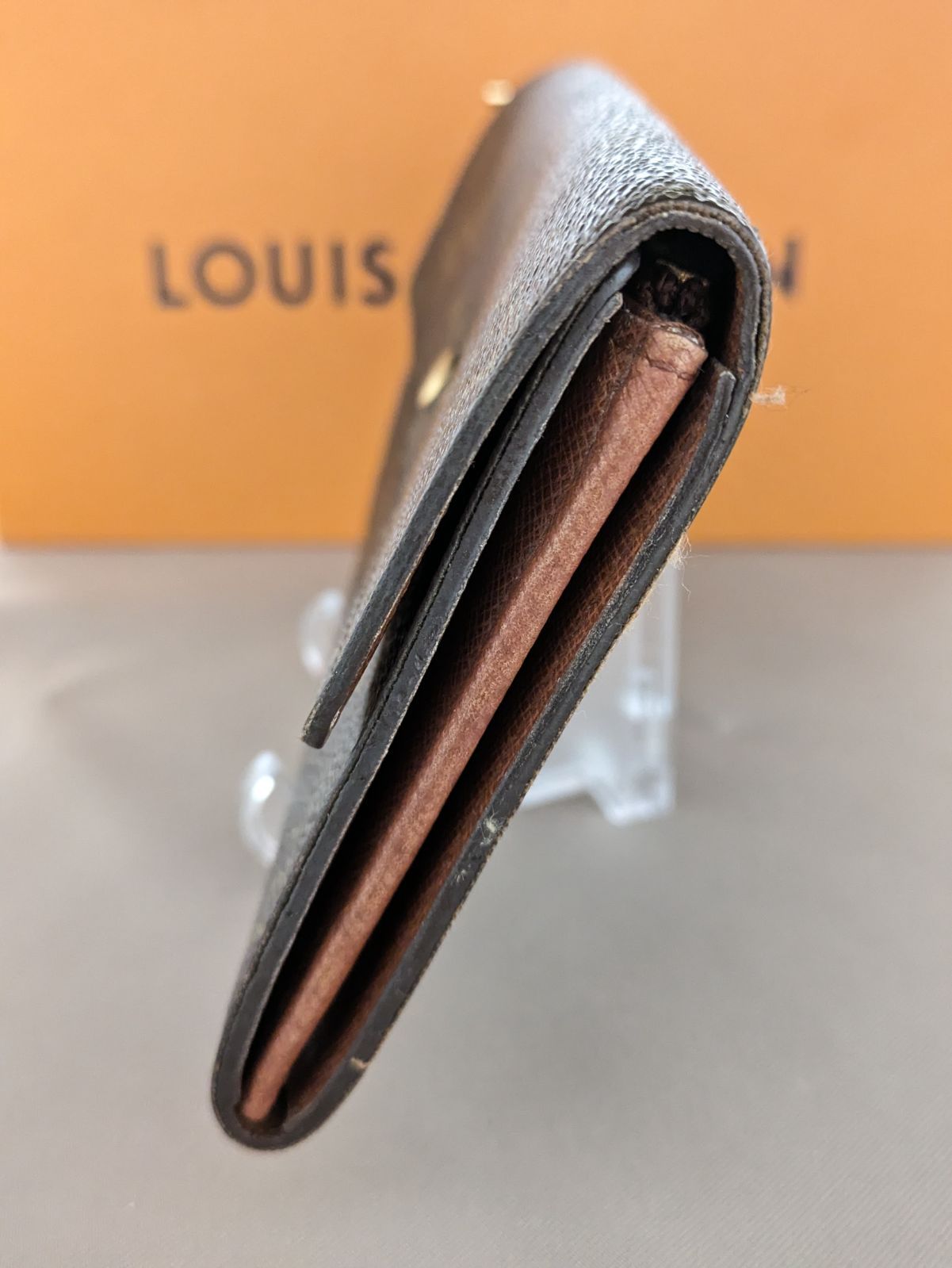 ルイヴィトン LOUIS VUITTON　二つ折り財布　モノグラム　長財布　ヴィンテージ