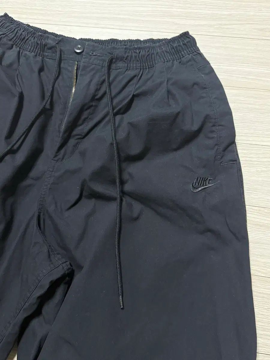 ナイキ オーバーサイズ コットン パンツ ブラック