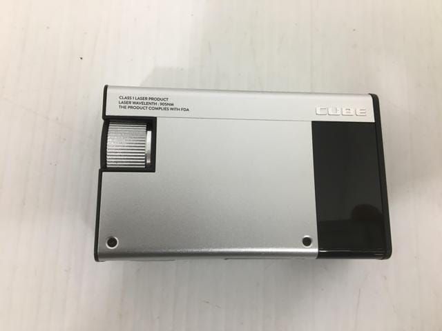 返品OK 【中古ゴルフ用品】Caddy Talk レーザー距離計 キャディトーク CUBE [レトロシルバー]