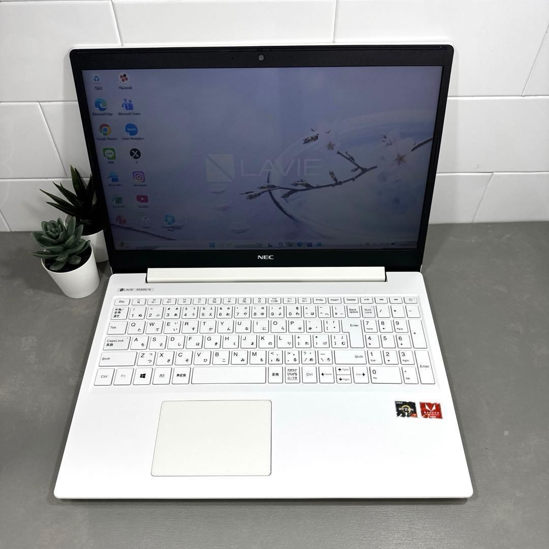 【極上品】NECプレミアムホワイト☘8世代i7☘NVMe256GB+1TB 高性能】NECプレミアムホワイト☘Ryzen7☘NVMe256GB+1TB