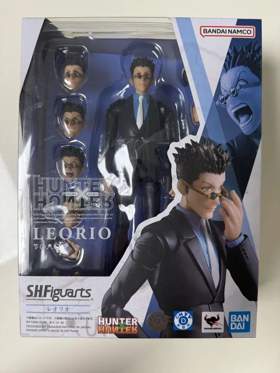 バンダイ HUNTER×HUNTER S.H.Figuarts レオリオ アクションフィギュア