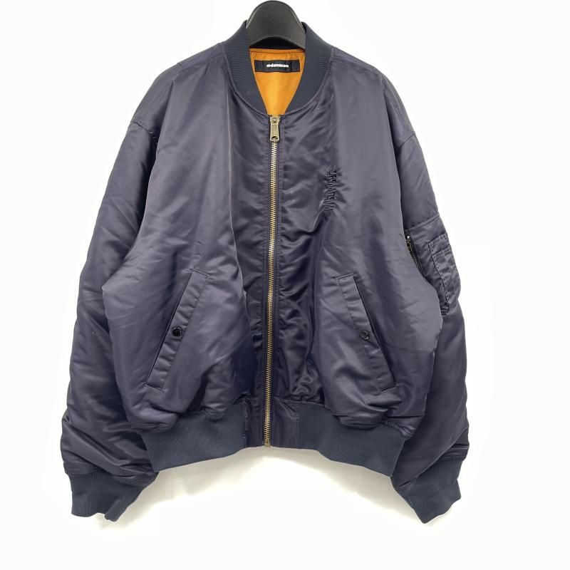 【中古】DREAMTEAM Reversible MA-1 Jacket サイズXL ネイビー×オレンジ ドリームチーム[17]