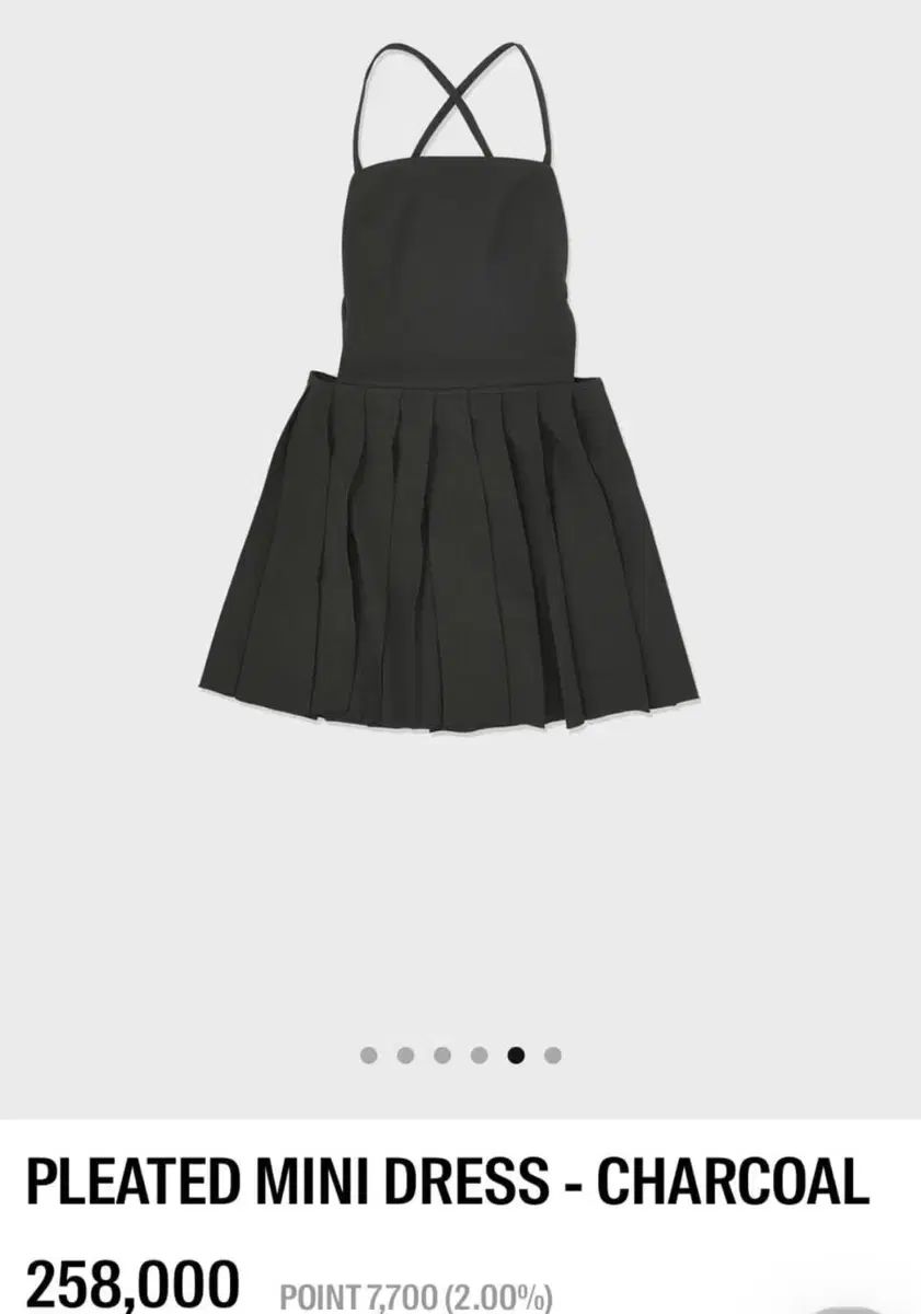 LOW CLASSIC PLEATED MINI DRESS (新品)