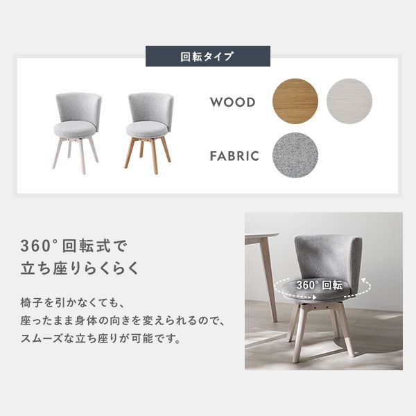 省スペースな円形 コンパクト レギュラーチェア2脚付きダイニング3点セット(ダイニングテーブル×1・ダイニングチェア×2)