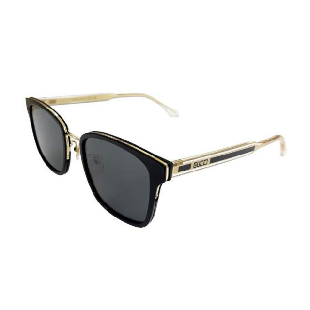 GUCCI グッチ Sunglass メンズサングラス MAN RECYCLED ブラック グレイ GG0563KN-001 55