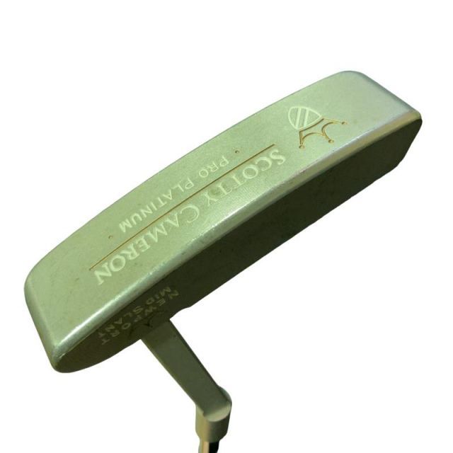 【中古】 タイトリスト SCOTTY CAMERON PRO PLATINUM NEWPORT MID SLANT パター PT Micro Step (フレックスその他) メンズ 男性用 右利き 右用 Cランク ゴルフクラブ