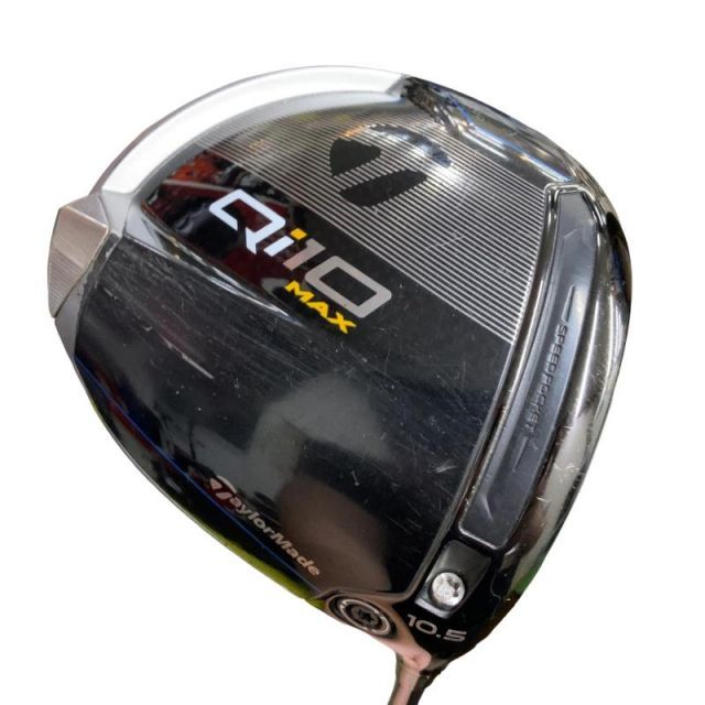 【中古】 テーラーメイド Qi10 MAX 10.5° ドライバー DR 純正特注シャフト (フレックスS) メンズ 男性用 右利き 右用 Cランク ゴルフクラブ