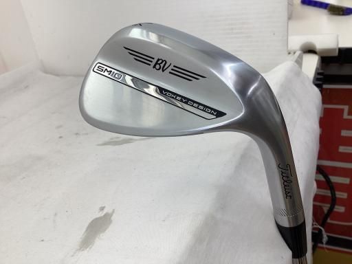 【中古】 タイトリスト VOKEY SPIN MILLED SM10 ツアークロム 54°/10°S ウェッジ WG リシャフト (フレックスその他) メンズ 男性用 右利き 右用 Bランク ゴルフクラブ