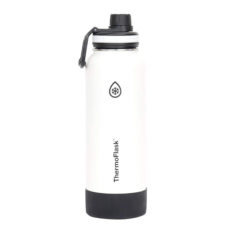 【新品】 サーモフラスク 1.17L ホワイト 保冷専用 直飲み 水筒 ステンレスボトル 1170ml TAKEYA