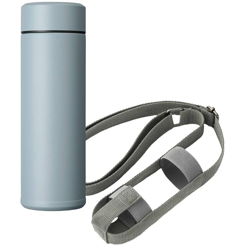 【新品】 【WEB限定セット】京セラ 水筒 セラマグ CERAMUG ストラップ セット ボトル 500ml スクリュー式 内面セラミック加工 真空断熱構造 保温 保冷 スモークブルー ボトル用ストラップ セージグレー MB-17SBU-SSGY-EC 6,741円