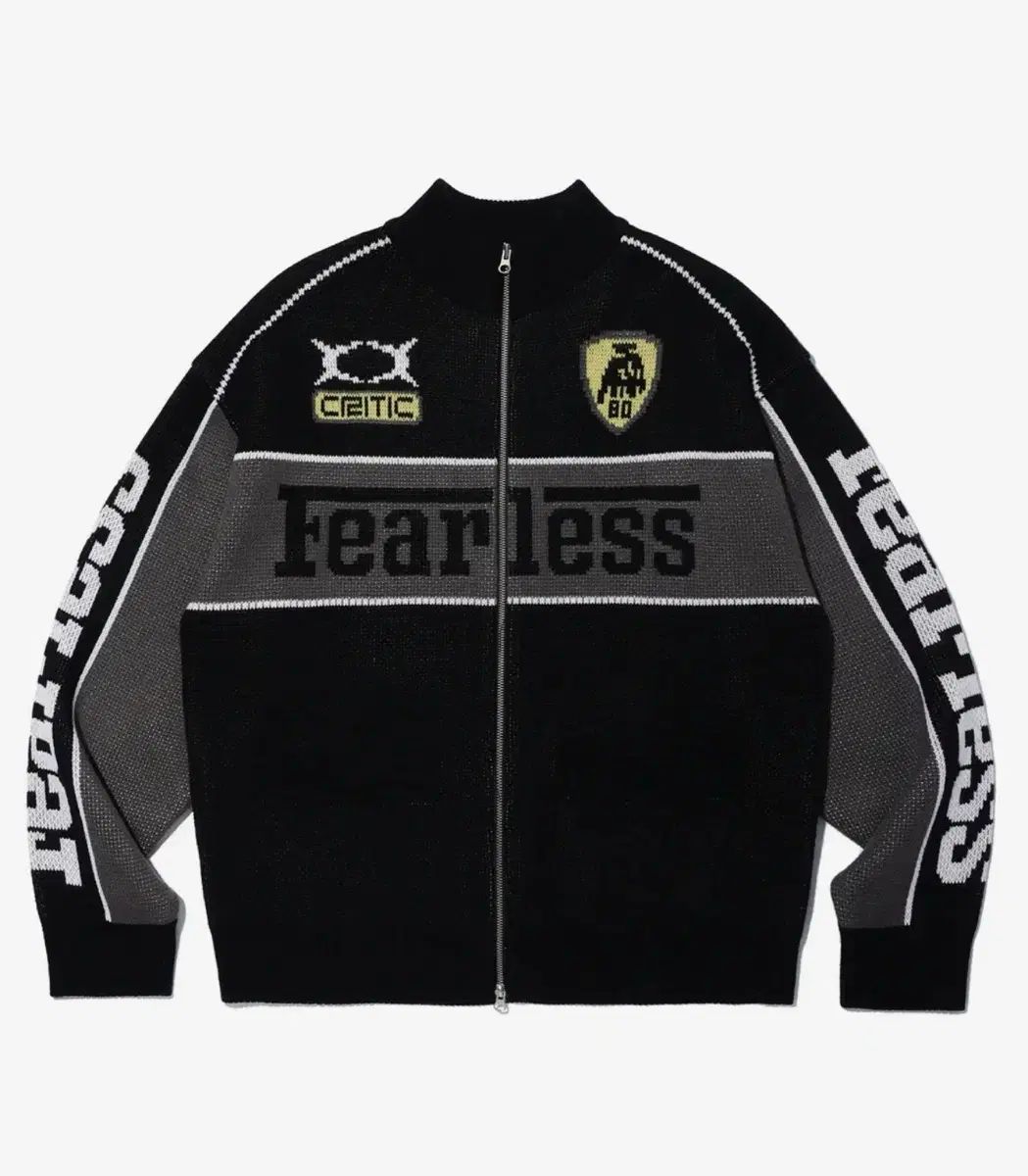 (ほぼ新品)クリティック ジップアップ ニット L