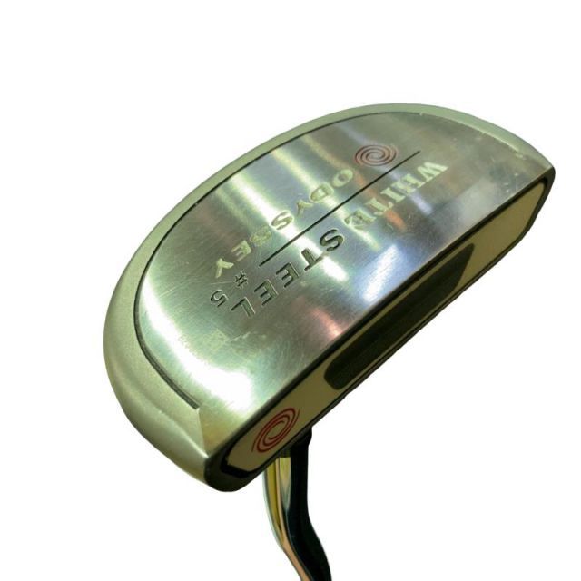 【中古】 オデッセイ WHITE STEEL #5 33インチ パター PT スチール (フレックスその他) メンズ 男性用 右利き 右用 Dランク ゴルフクラブ