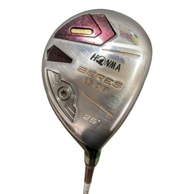 【中古】 本間ゴルフ BERES U-06 25° レディース ユーティリティ UT 3S ARMRQX 38 (フレックスL) レディース 女性用 右利き 右用 Dランク ゴルフクラブ