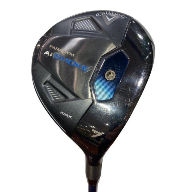 【中古】 キャロウェイ PARADYM Ai SMOKE MAX 7W フェアウェイウッド FW 純正特注シャフト (フレックスSR) メンズ 男性用 右利き 右用 Cランク ゴルフクラブ