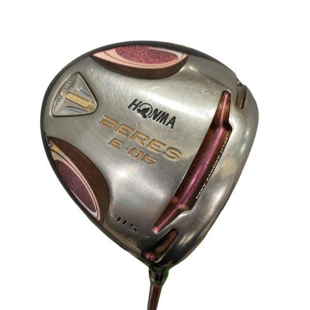 【中古】 本間ゴルフ BERES E-06 11.5° レディース ドライバー DR 3S ARMRQX 38 (フレックスA) レディース 女性用 右利き 右用 Dランク ゴルフクラブ