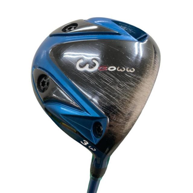【中古】 Waoww RV-555(ブルー) 3W フェアウェイウッド FW リシャフト (フレックスその他) メンズ 男性用 右利き 右用 Cランク ゴルフクラブ