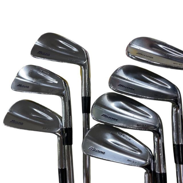 【中古】 ミズノ MP-67 7S アイアンセット IR Dynamic Gold (フレックスS) メンズ 男性用 右利き 右用 Cランク ゴルフクラブ