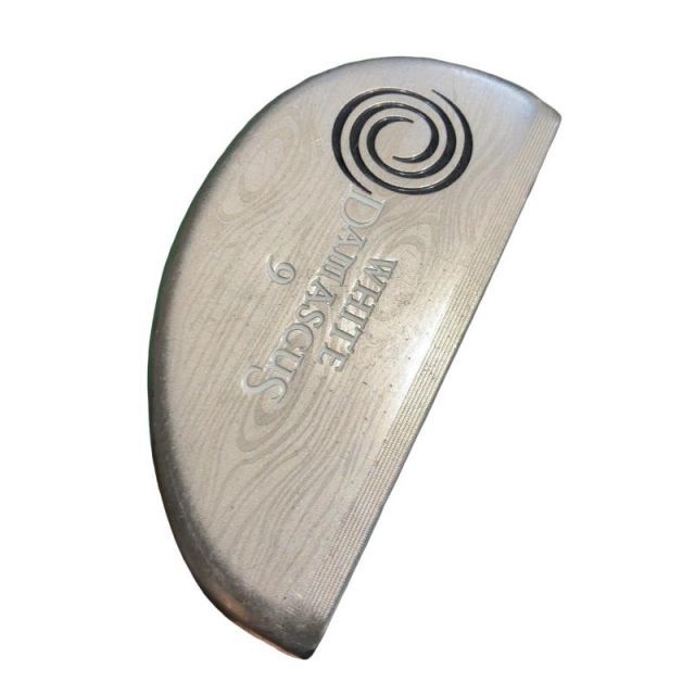 【中古】 オデッセイ WHITE DAMASCUS #9 34インチ パター PT スチール (フレックスその他) メンズ 男性用 右利き 右用 Cランク ゴルフクラブ