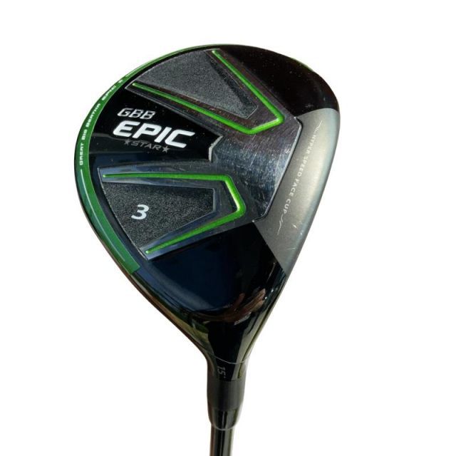 【中古】 キャロウェイ GBB EPIC STAR 3W フェアウェイウッド FW 純正特注シャフト (フレックスS) メンズ 男性用 右利き 右用 Cランク ゴルフクラブ