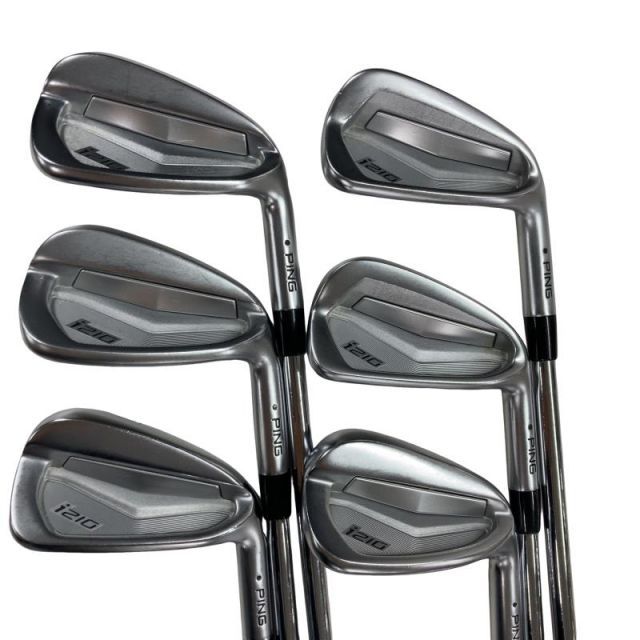 【中古】 ピン i210 6S アイアンセット IR 純正特注シャフト (フレックスS) メンズ 男性用 右利き 右用 Cランク ゴルフクラブ
