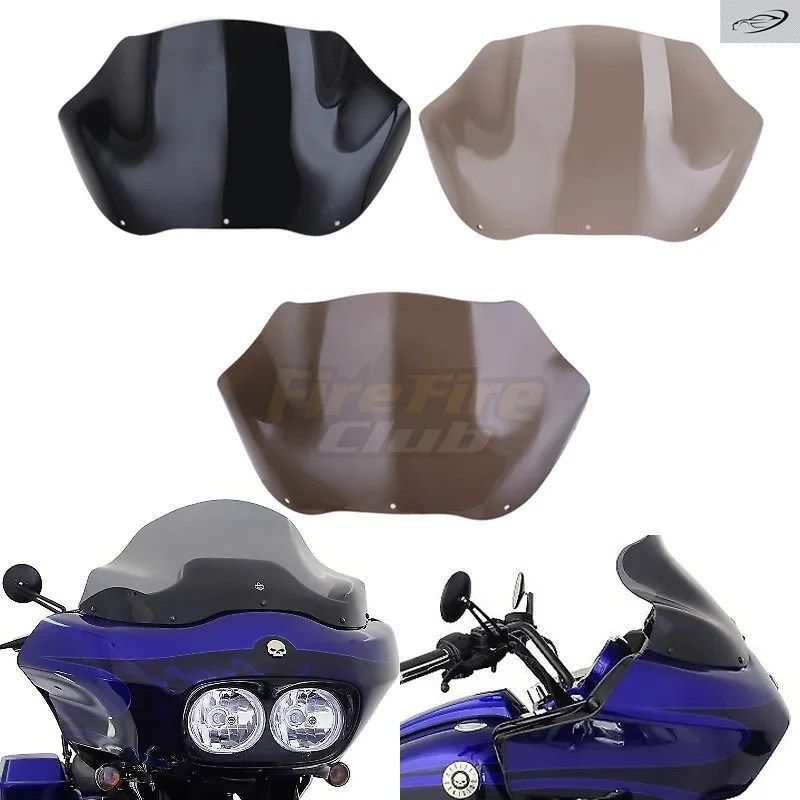 13インチ オートバイ用ウインドシールド ウインドスクリーンケース ハーレー ロードグライド ウルトラ FLTRU CVO FLTR FLTRX 1998-2013