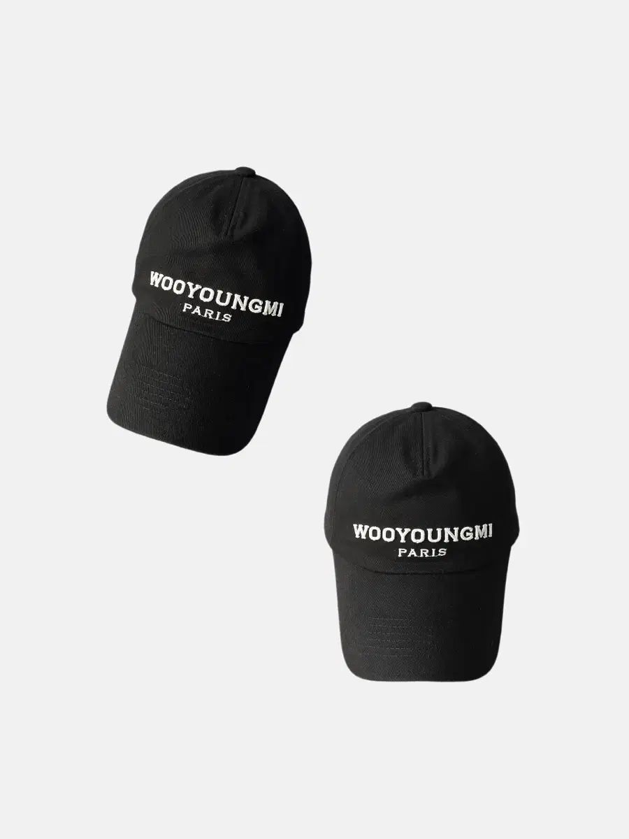 WOOYOUNGMI ウーヨンミ 24SS エンブロイダード ロゴ ベースボールキャップ
