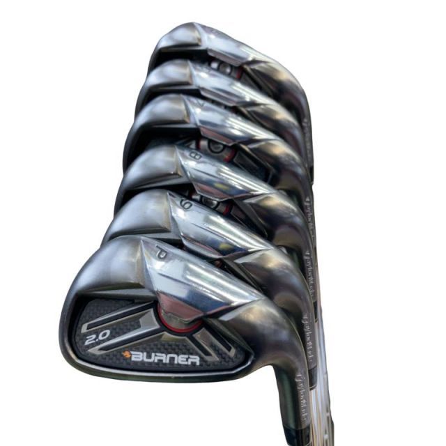 【中古】 テーラーメイド BURNER 2.0 6S アイアンセット IR Dynamic Gold (フレックスS) メンズ 男性用 右利き 右用 Cランク ゴルフクラブ