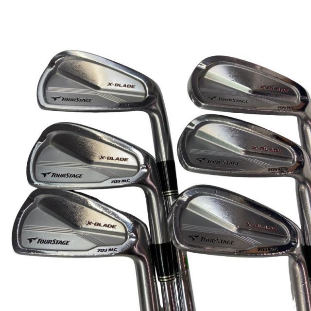 【中古】 ブリヂストン TOURSTAGE X-BLADE 709 MC 6S アイアンセット IR NS PRO MODUS3 TOUR120 (フレックスS) メンズ 男性用 右利き 右用 Cランク ゴルフクラブ