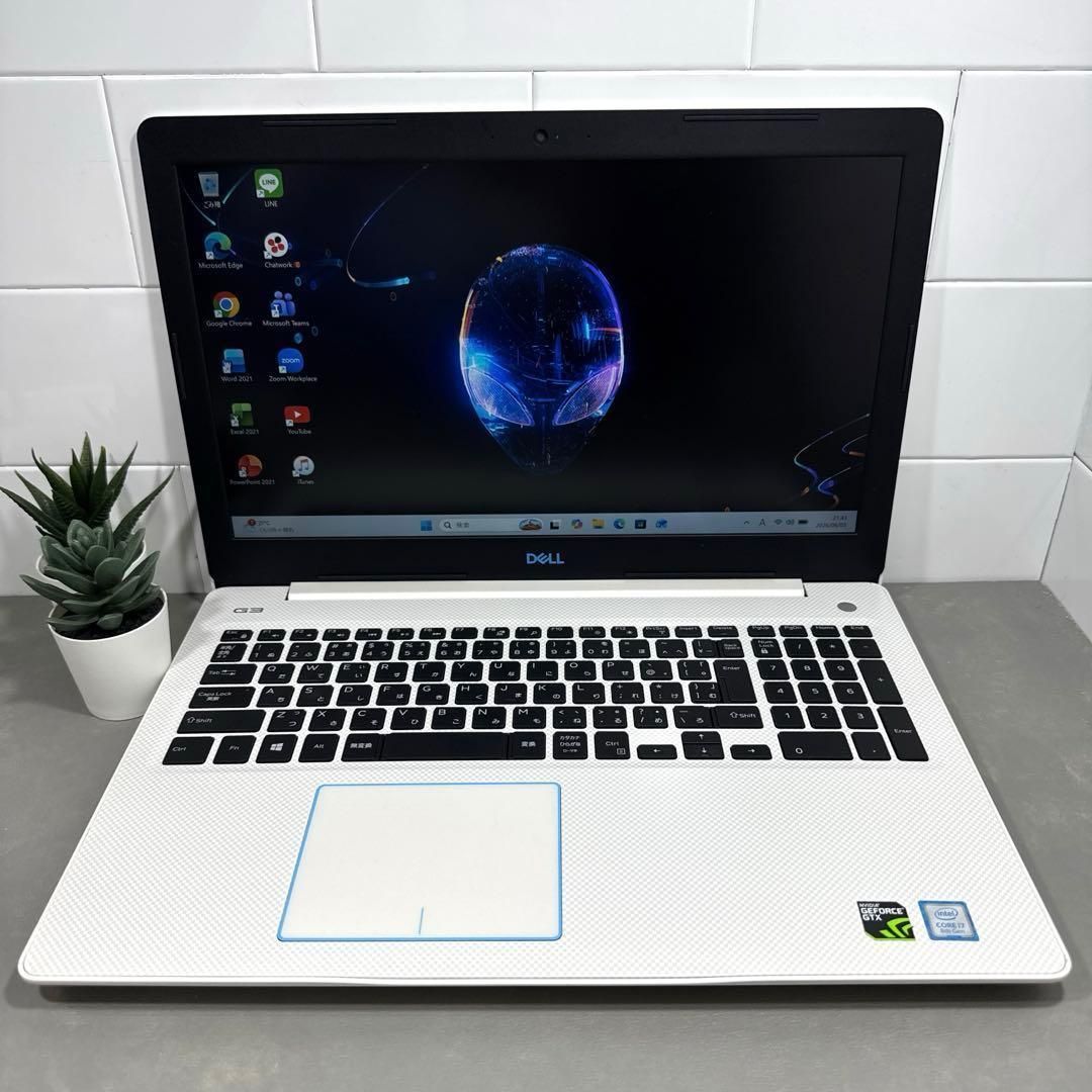 【Dell】G3ゲーミング☘️corei7メモリ16☘️NVMe256+1TB