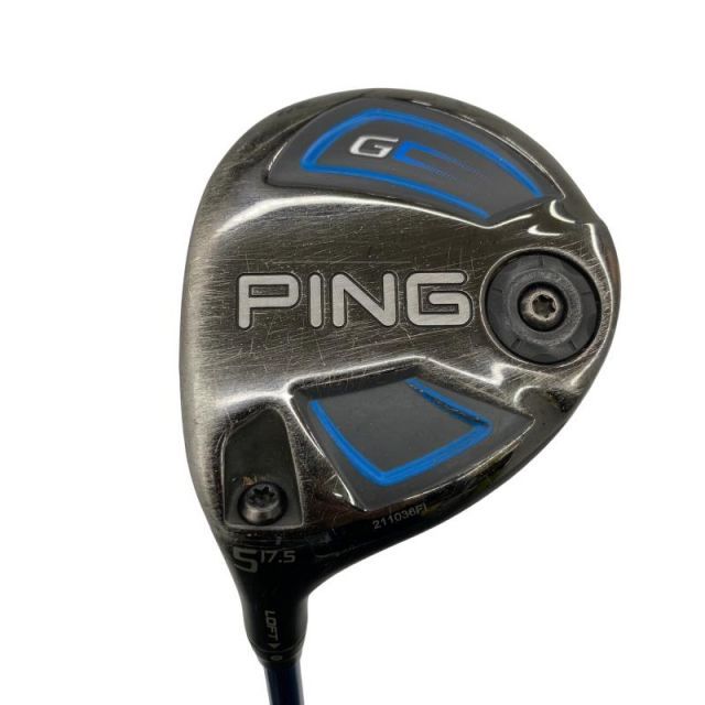【中古】 ピン G 5W レフティ フェアウェイウッド FW 純正特注シャフト (フレックスS) メンズ 男性用 左利き レフティ 左用 Cランク ゴルフクラブ