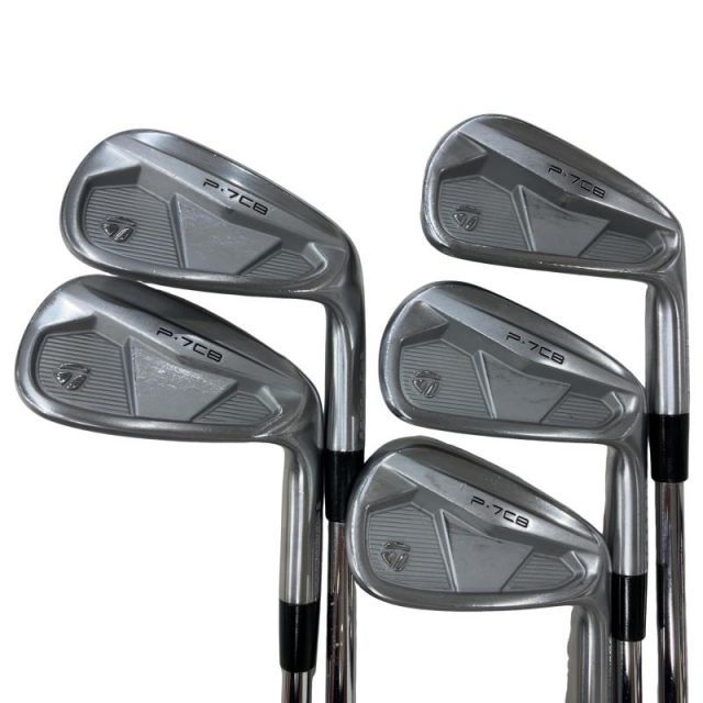 【中古】 テーラーメイド Taylor Made P・7CB(2024) 5S アイアンセット IR 純正特注シャフト (フレックスS) メンズ 男性用 右利き 右用 Cランク ゴルフクラブ