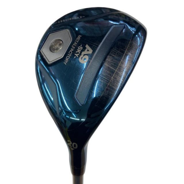 【中古】 朝日ゴルフ METAL FACTORY A9 SKY(ブルー) 20° ユーティリティ UT MURAKUMO-HAYATE UT (フレックスR) メンズ 男性用 右利き 右用 Bランク ゴルフクラブ