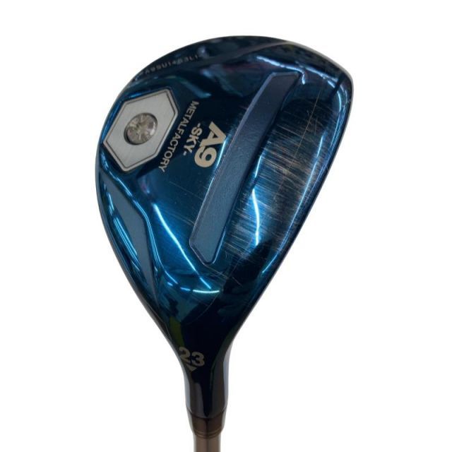 【中古】 朝日ゴルフ METAL FACTORY A9 SKY(ブルー) 23° ユーティリティ UT MURAKUMO-HAYATE UT (フレックスR) メンズ 男性用 右利き 右用 Cランク ゴルフクラブ