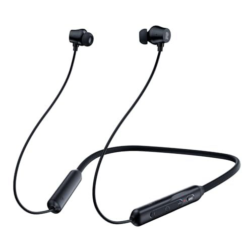 Rythflo Bluetooth イヤホン ネックバンド型 ノイズキャンセリング ANC搭載 ENC通話 60時間再生 マグネット式ネックバンド IPX6防水 V5.3 ワイヤレスイヤホン Type-C急速充電 通勤・在宅・オフィスに最適m 129f0851