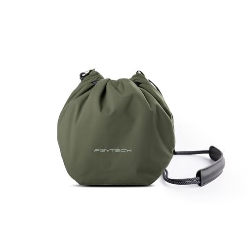 PGYTECH OneGo Drawstring カメラバッグ ショルダー おしゃれ 巾着型 手提げ/ショルダー カメラケース カメラポーチ ドローストリングバッグ 旅行/アウトドア撮影用バッグ 保護 コンパクト(フォレストグリーン)pms f980695a