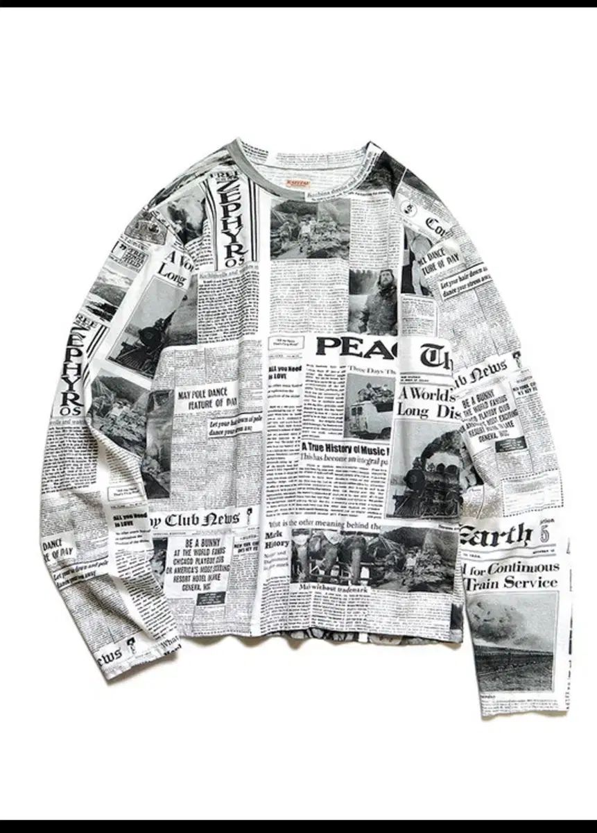 Kapital ニュースペーパー Tシャツ
