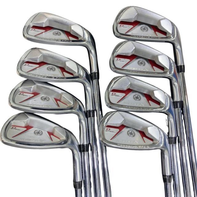 【中古】 ヤマハ inpres X D STEEL(2010) 8S アイアンセット IR リシャフト (フレックスその他) メンズ 男性用 右利き 右用 Dランク ゴルフクラブ