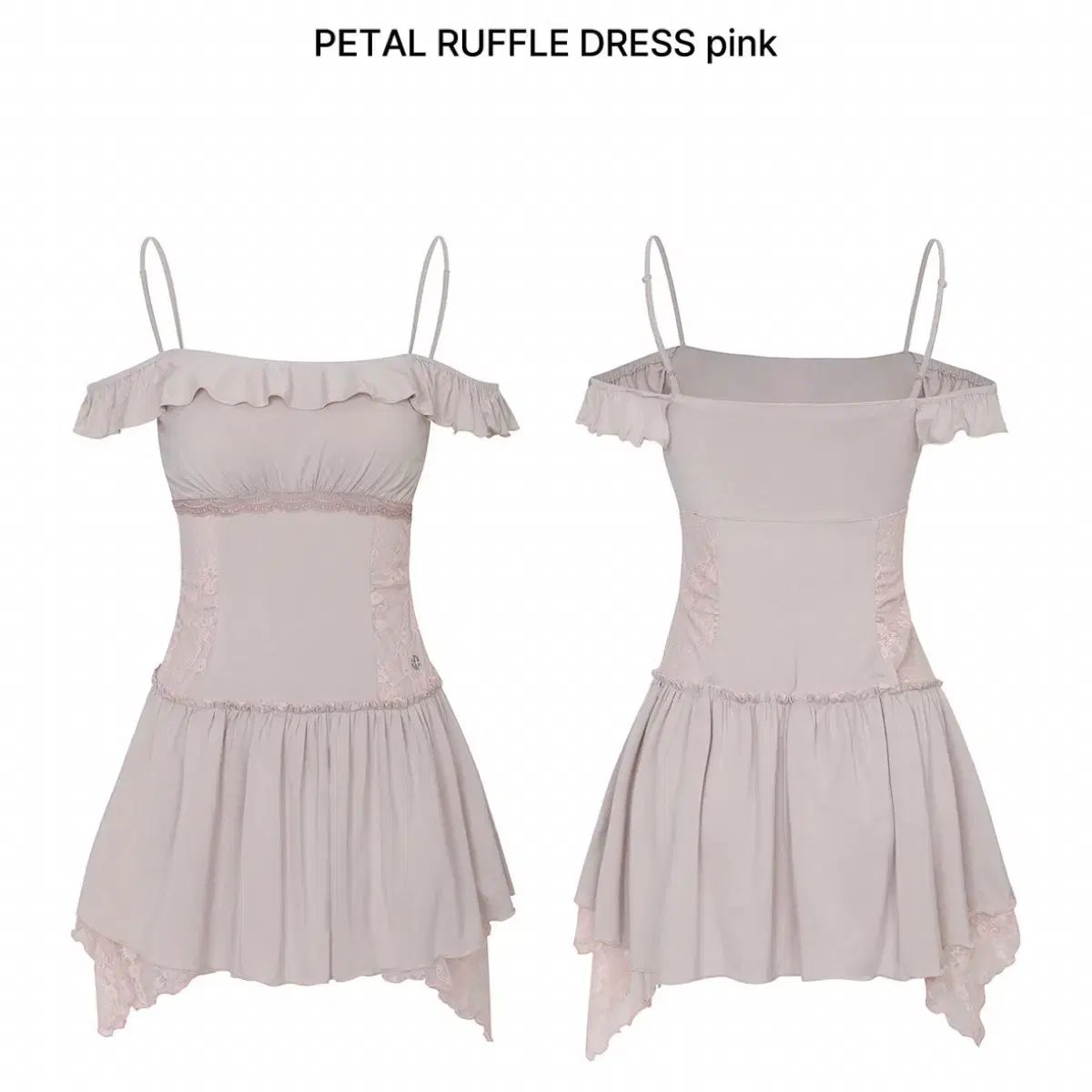 PAIN OR PLEASURE ペインオアプレジャー ペタル ラッフル ドレス ONE PIECE PETAL RUFFLE DRESS