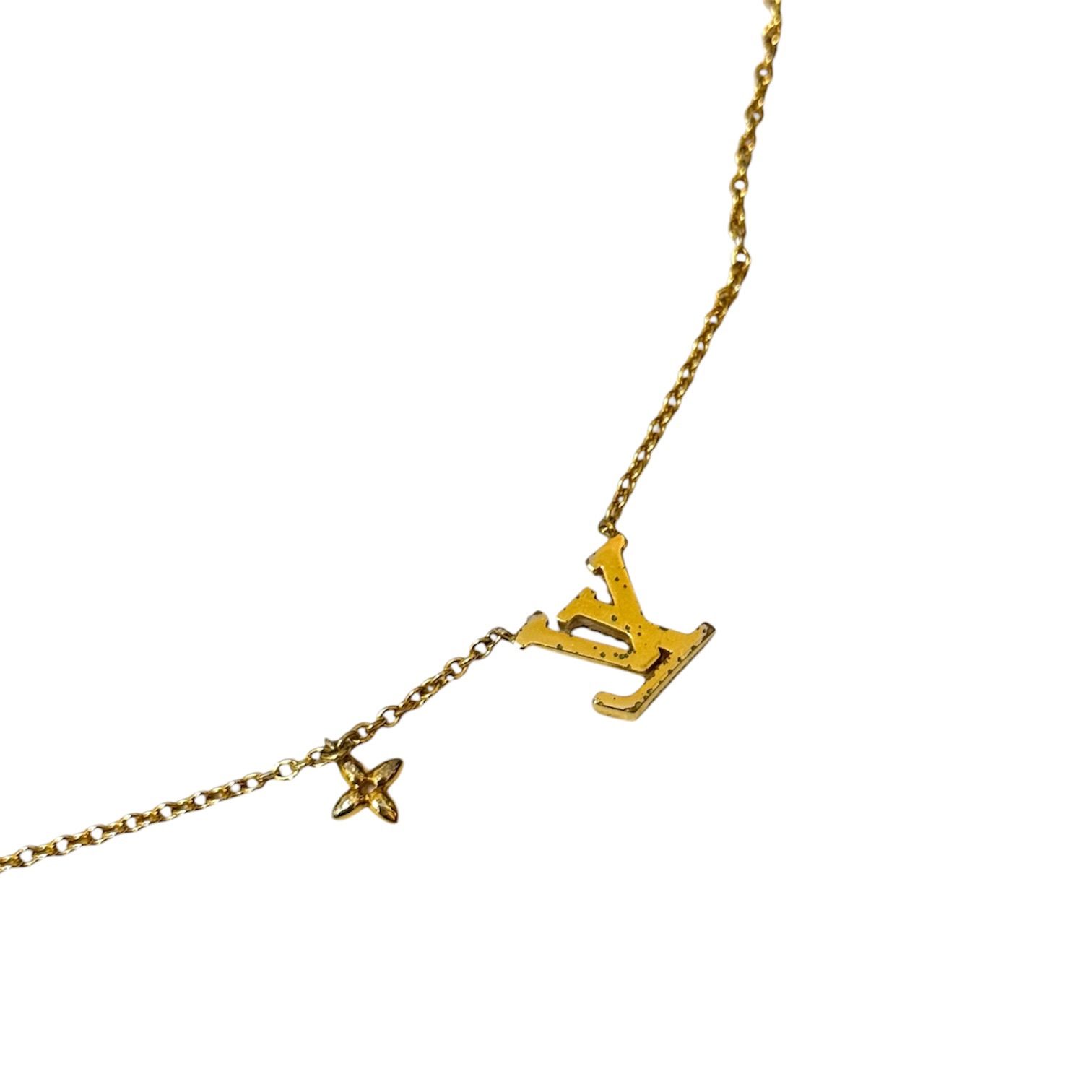 LOUIS VUITTON ルイヴィトン ビトン M00596 ネックレス・コリエ LV アイコニック 現行品 ゴールド×クリア(ホワイト) レディース アクセサリー LOUIS VUITTON ルイヴィトン ビトン M00596 ネックレス・コリエ LV アイコニック 現行品 ゴールド×クリア(ホワイト) レディース アクセサリー