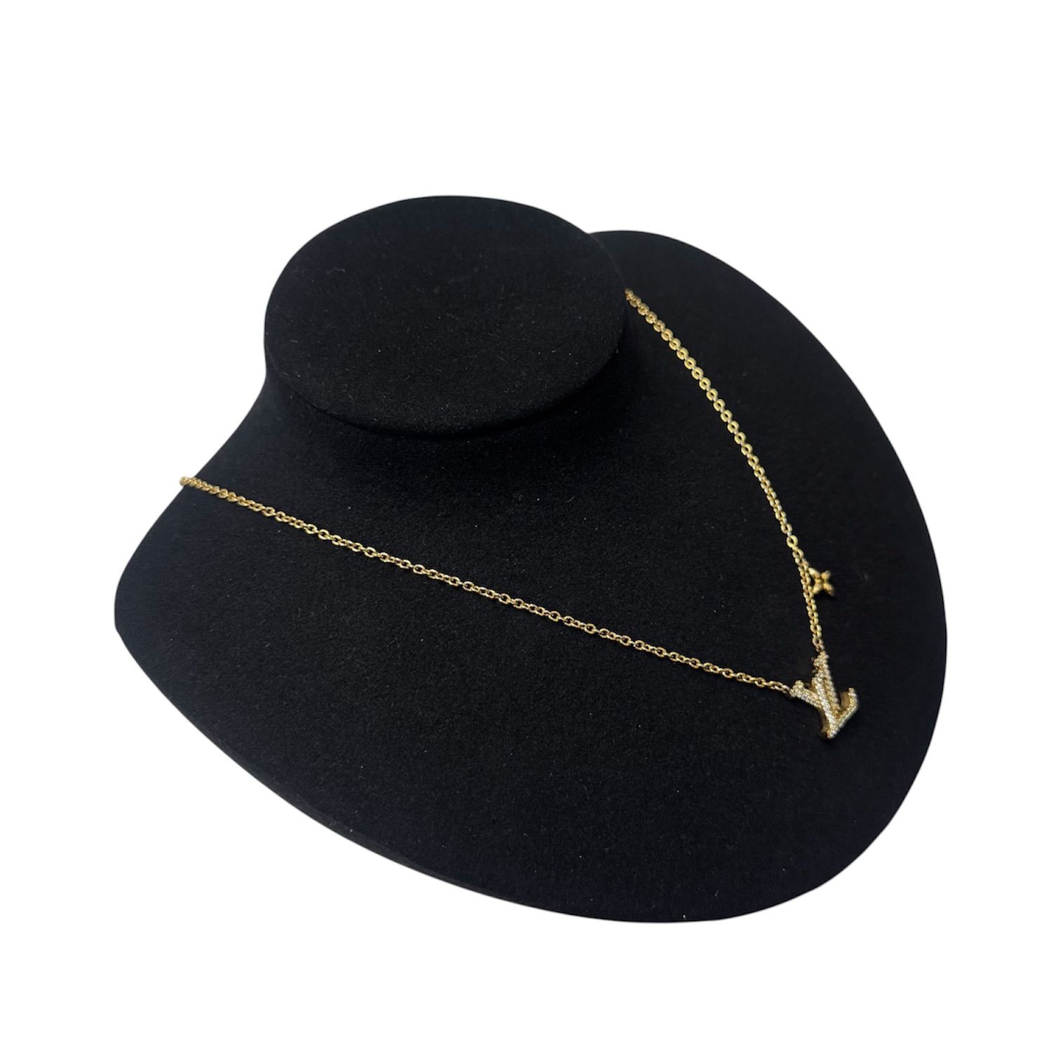 LOUIS VUITTON ルイヴィトン ビトン M00596 ネックレス・コリエ LV アイコニック 現行品 ゴールド×クリア(ホワイト) レディース アクセサリー LOUIS VUITTON ルイヴィトン ビトン M00596 ネックレス・コリエ LV アイコニック 現行品 ゴールド×クリア(ホワイト) レディース アクセサリー