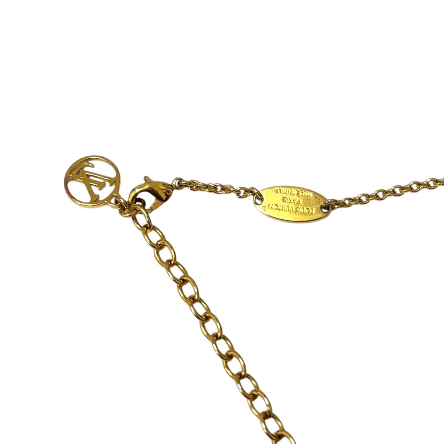 LOUIS VUITTON ルイヴィトン ビトン M00596 ネックレス・コリエ LV アイコニック 現行品 ゴールド×クリア(ホワイト) レディース アクセサリー LOUIS VUITTON ルイヴィトン ビトン M00596 ネックレス・コリエ LV アイコニック 現行品 ゴールド×クリア(ホワイト) レディース アクセサリー