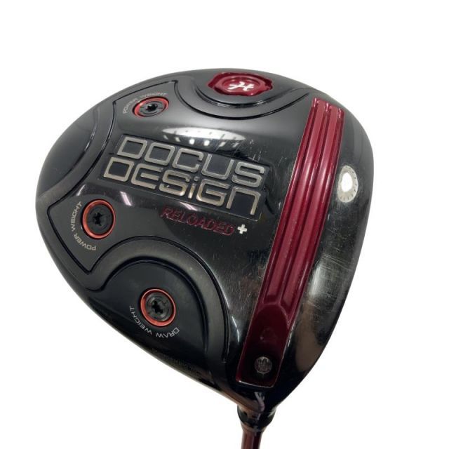 【中古】 DOCUS DOCUS DESIGN RELOADED+(ブラック) 1W ドライバー DR DOCUS TRINITY (フレックスR) メンズ 男性用 右利き 右用 Cランク ゴルフクラブ