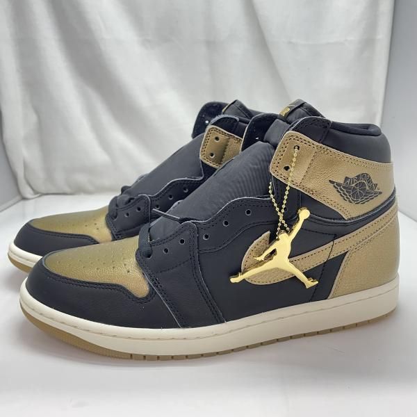 【中古】NIKE AIR JORDAN 1 Retro High OG サイズ28.5cm DZ5485-071 黒×金[91] 9,694円