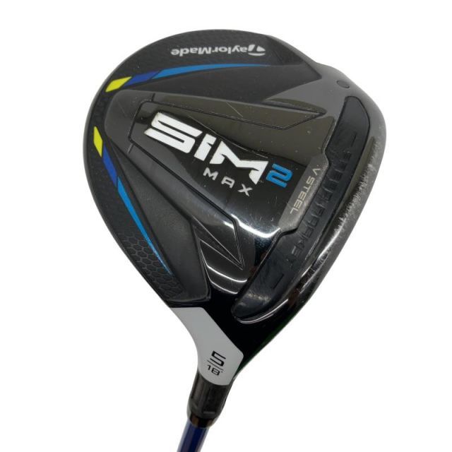 【中古】 テーラーメイド SIM2 MAX 5W フェアウェイウッド FW リシャフト (フレックスその他) メンズ 男性用 右利き 右用 Cランク ゴルフクラブ