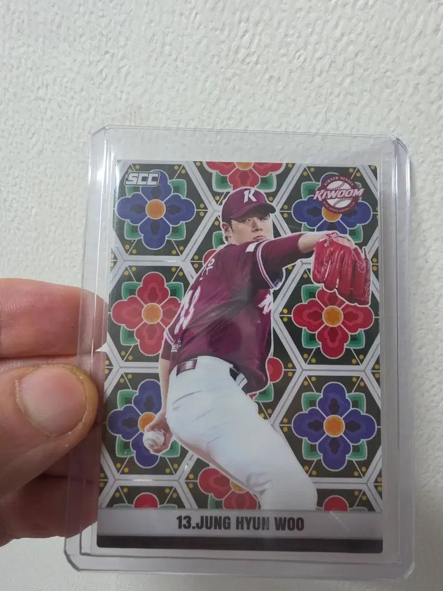 キウム ヒーローズ チョン・ヒョンウ 超レア 選手 野球カード
