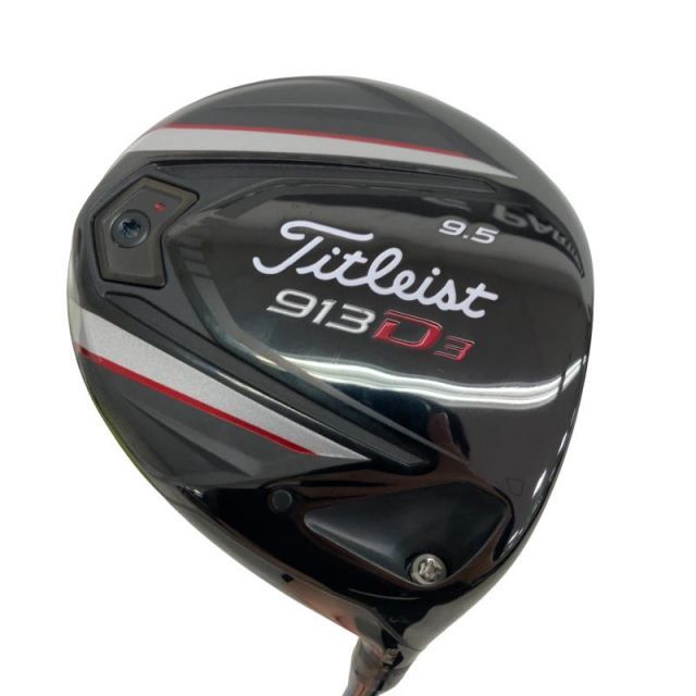 【中古】 タイトリスト 913 D3 9.5° ドライバー DR 純正特注シャフト (フレックスS) メンズ 男性用 右利き 右用 Bランク ゴルフクラブ